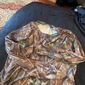 Under Armour Camo Shirt with Earth Tones